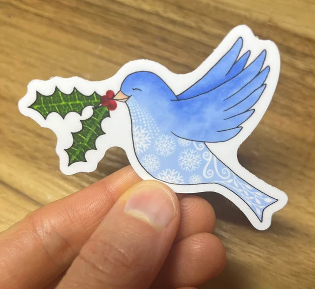 Sticker-Winter Bird