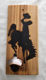 Wyoming Bucking Bronc Wall Mount Bottle Opener