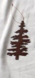 Pine Tree Rustic Patina Metal Magnet or Ornament