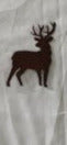 Buck Deer Rustic Patina Metal Magnet or Ornament