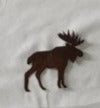 Bull Moose Rustic Patina Metal Magnet or Ornament
