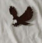 Flying Eagle Rustic Patina Metal Magnet