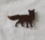 Fox Rustic Patina Metal Magnet