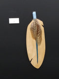 Wooden Feather Bookmark #6