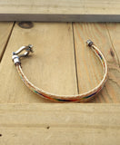 Magnetic Hinged Clasp Hand Braided Horsehair Bracelet