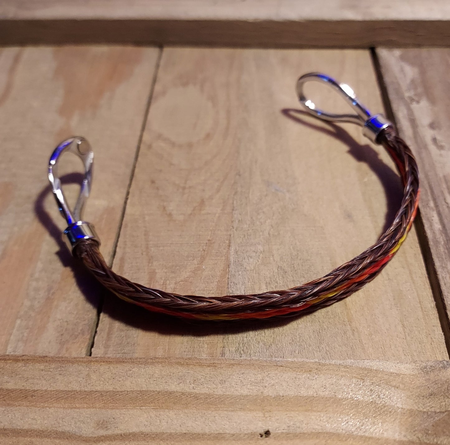 Hand Braided Horsehair Infinity Knot Bracelet