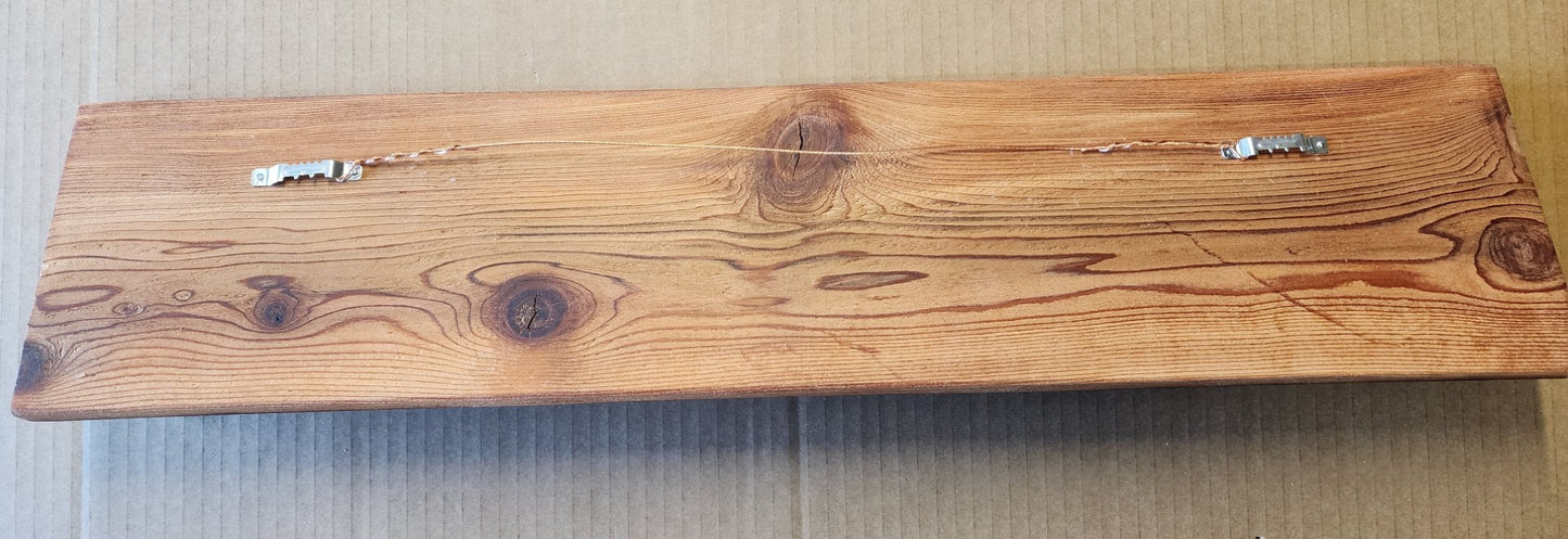 Wood Burned Horses With Horseshoe Nails Hanger