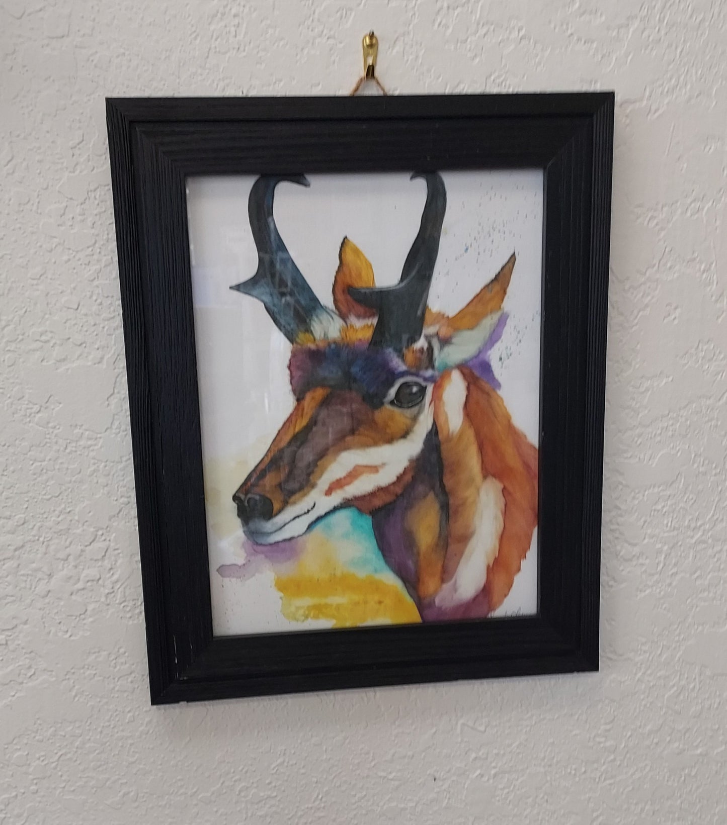 " Wyoming Speedgoat" Watercolor Art