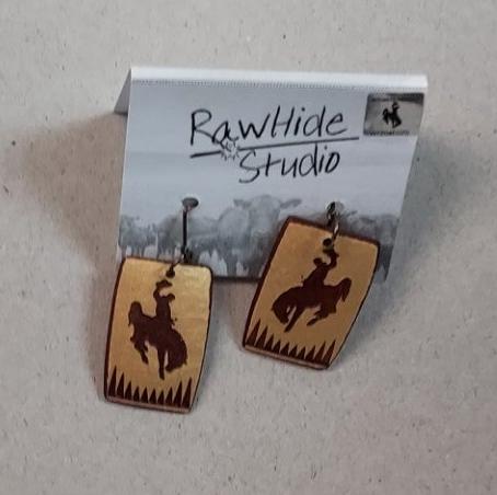 Small Rectangle Steamboat Earrings
