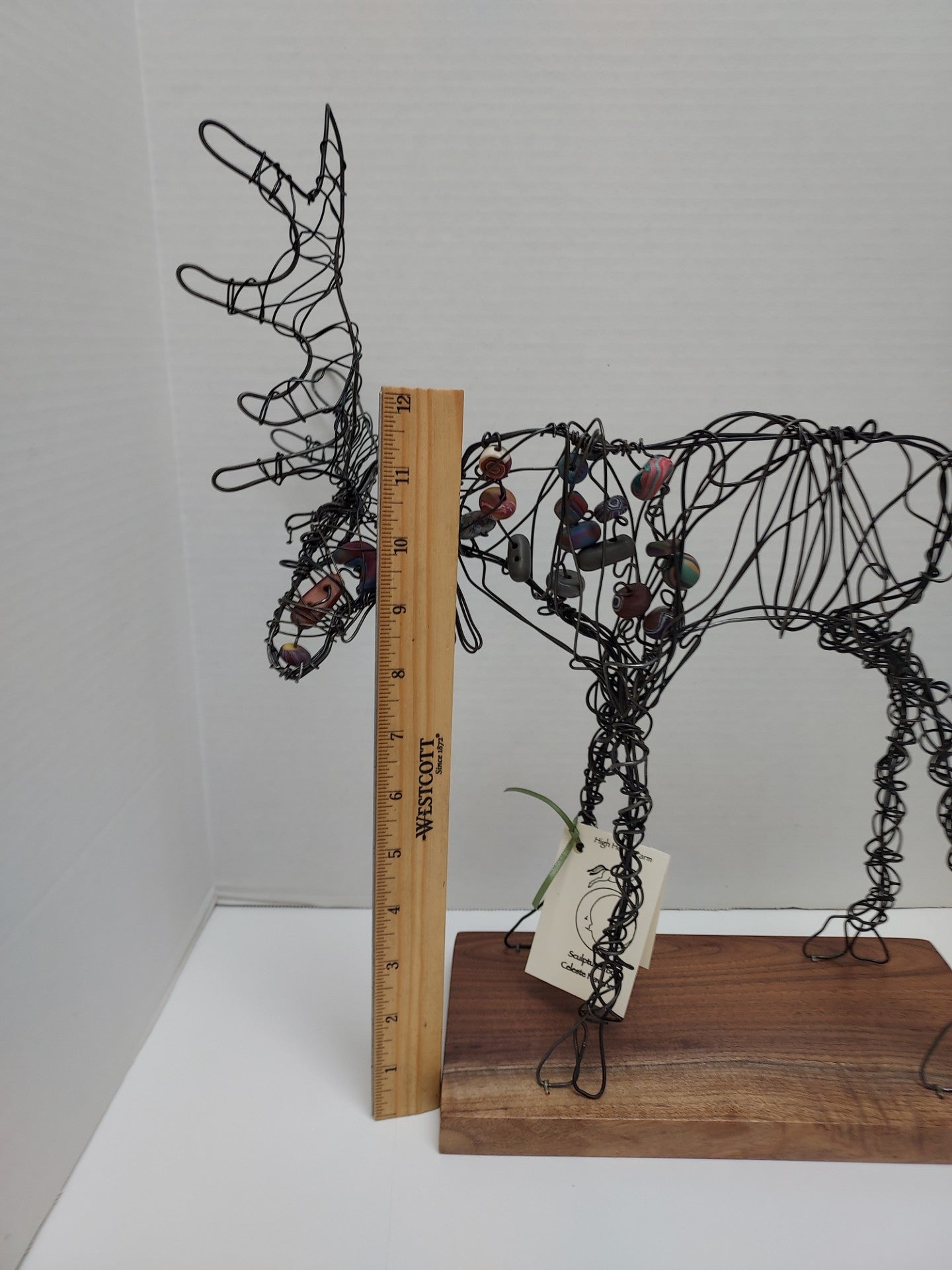 Wire Sculpture- Moose- "Mr. Marple the Moose "