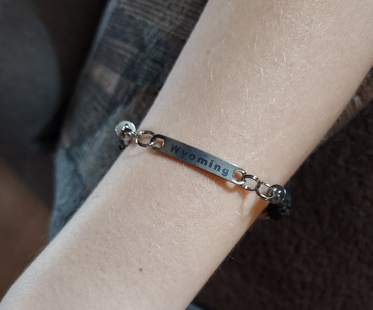 Bracelet - " Wyoming " Braided Horsehair