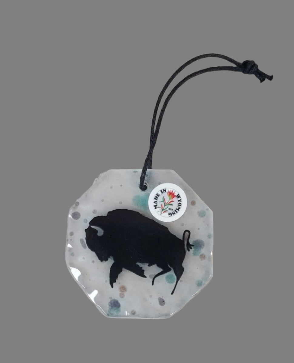 " Bison " Octagonal Ornament