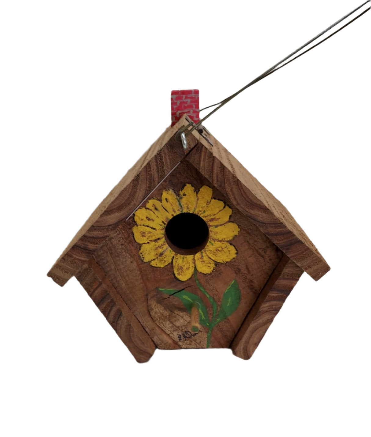 Sunflower Wren Bird House