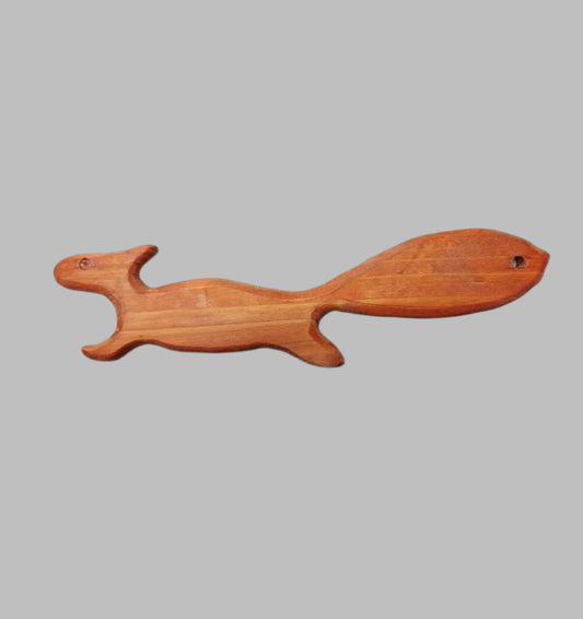 " Oven Squirrel " Cedar Wood