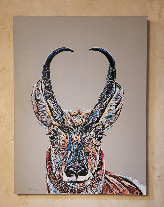 " Curious Pronghorn " Original Acrylic Painting