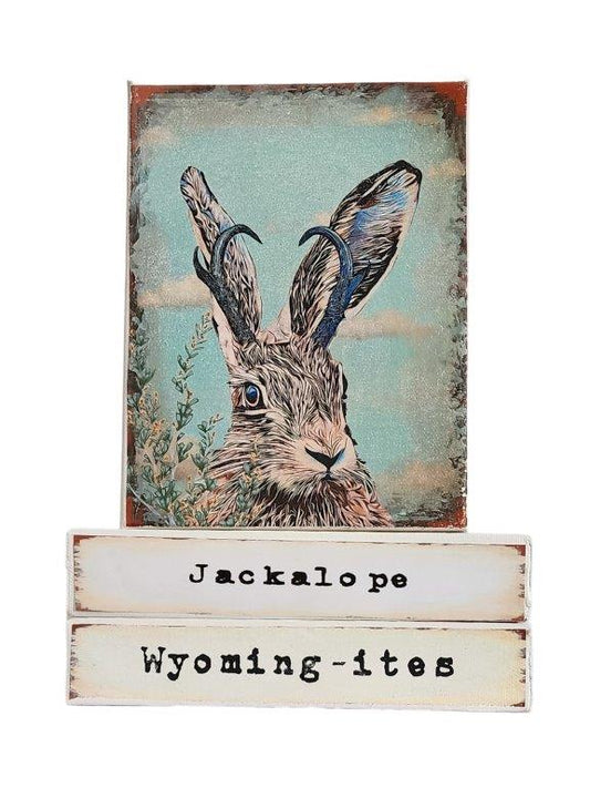 " Jackalope Wyoming-ites" Canvas Print