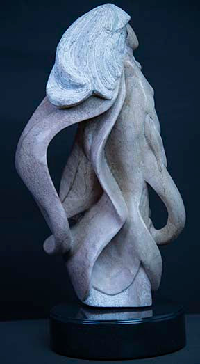 " Greets the Morning " Colorado Alabaster Sculpture