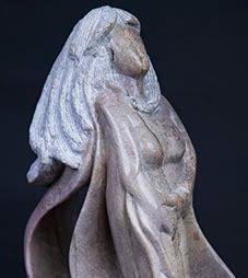 " Greets the Morning " Colorado Alabaster Sculpture