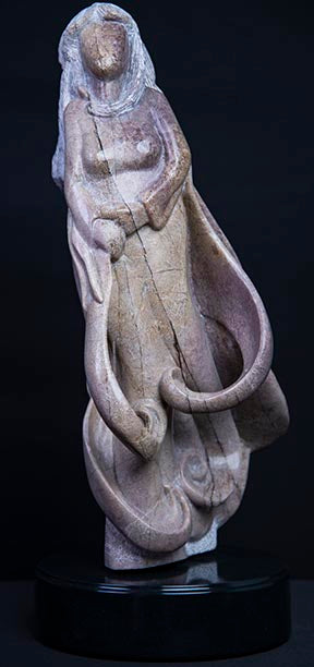 " Greets the Morning " Colorado Alabaster Sculpture