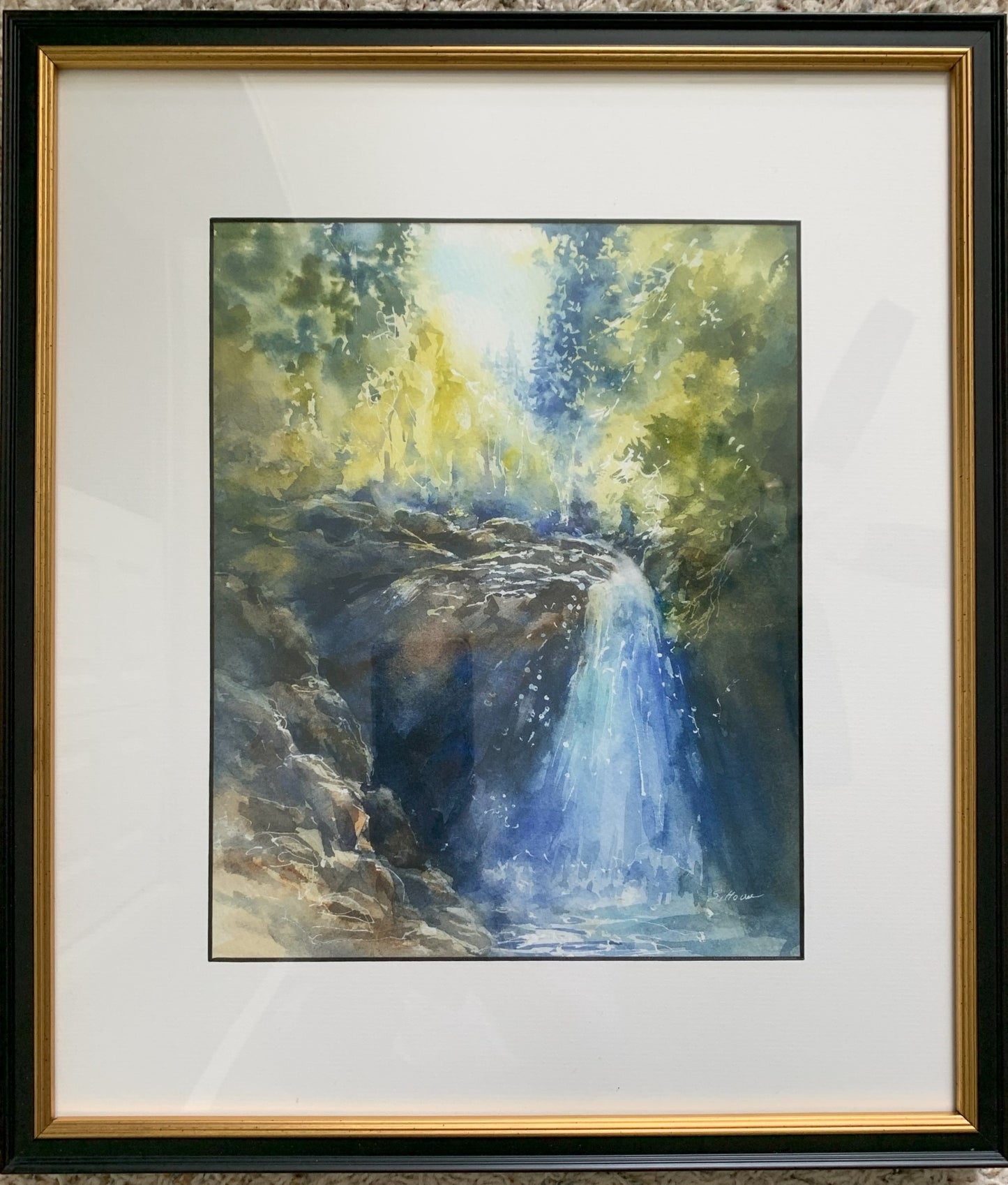 " Waterfall " Framed Limited Edition Print