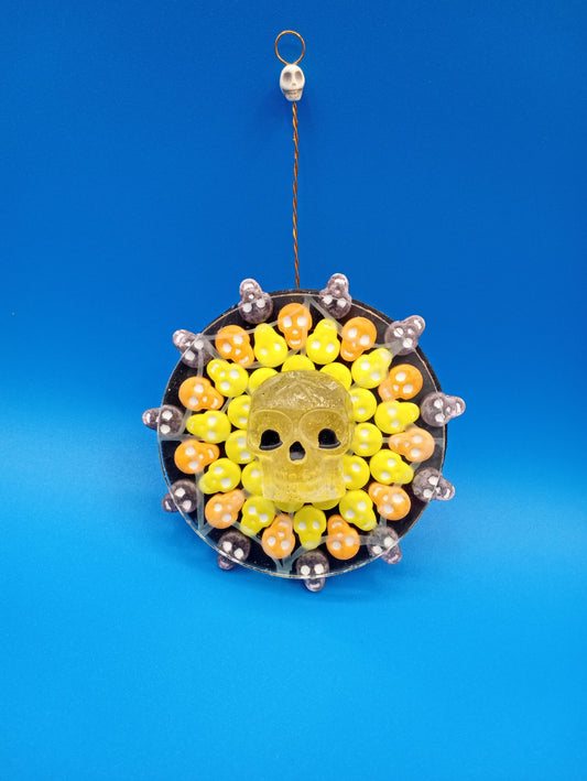 Skull Mandala Mixed Media