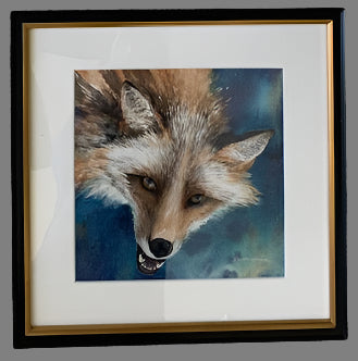 " Close Enough" Framed Original Watercolor
