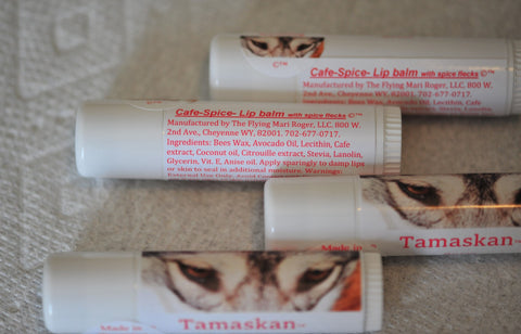 Cafe-Spice Lip Balm with Spice Flecks .5oz Tube