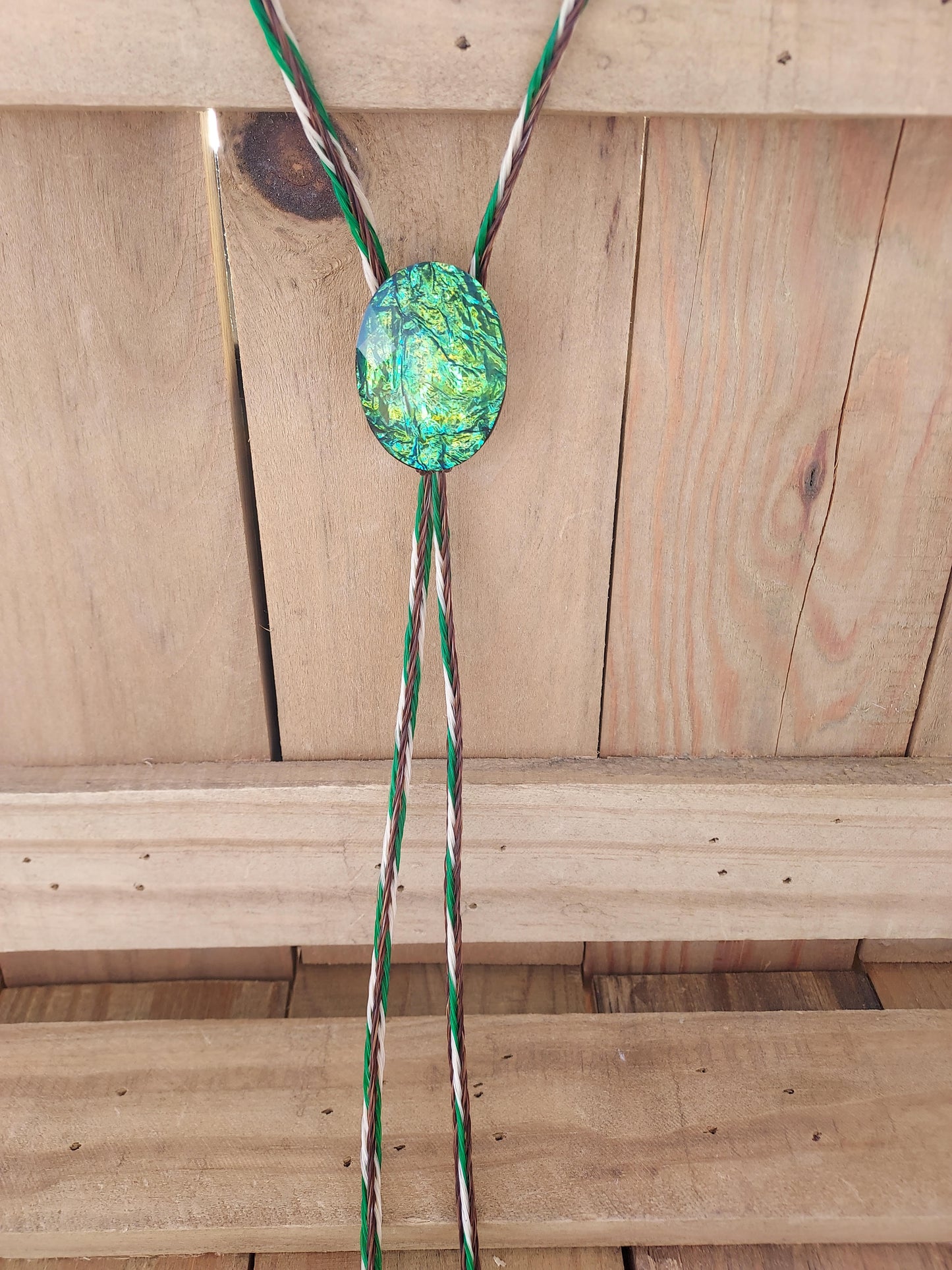 Hand Braided Horsehair Bolo Tie