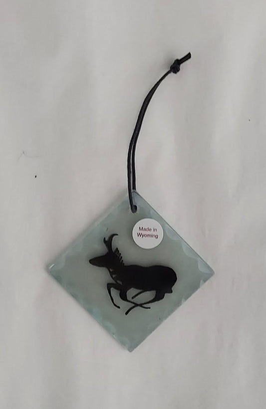 Ornament- Square - Pronghorn