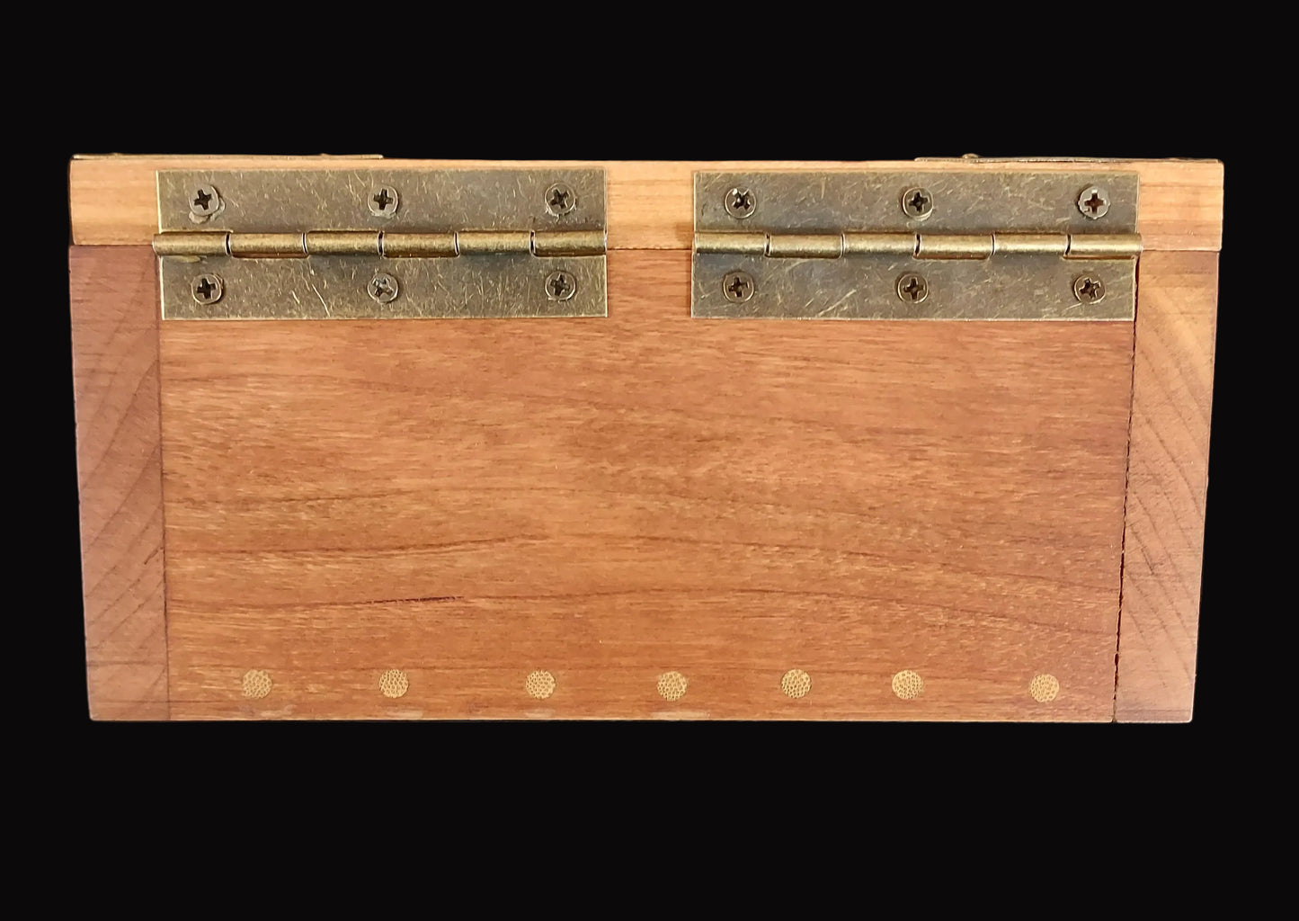 Keepsake Box - " Bison " Cherry Wood