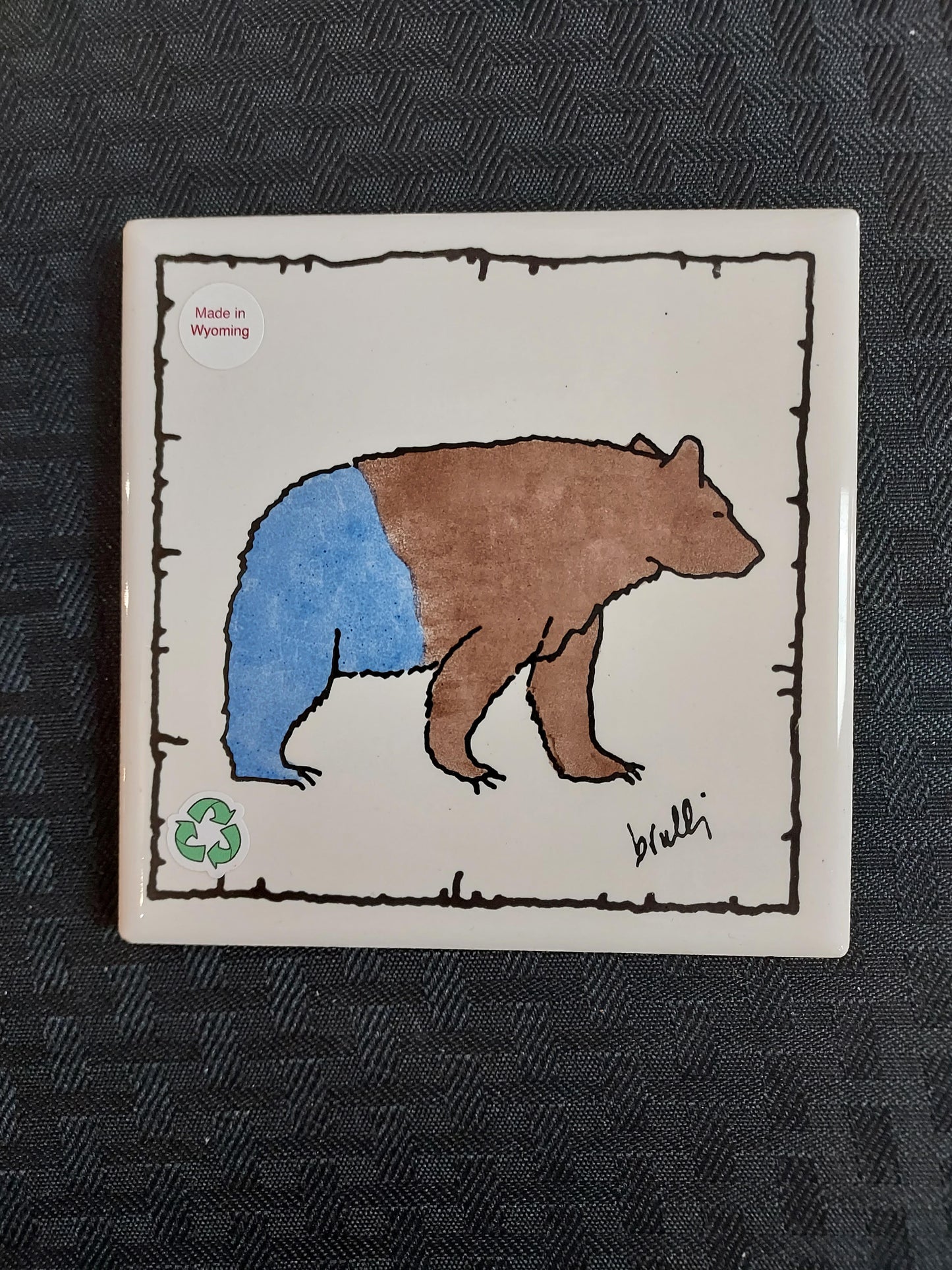 Tile Coaster - Bear