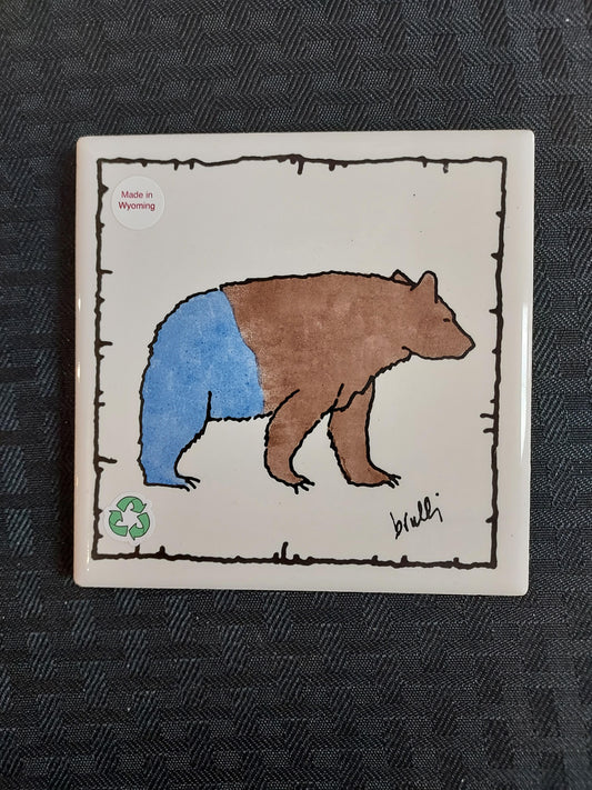 Tile Coaster - Bear