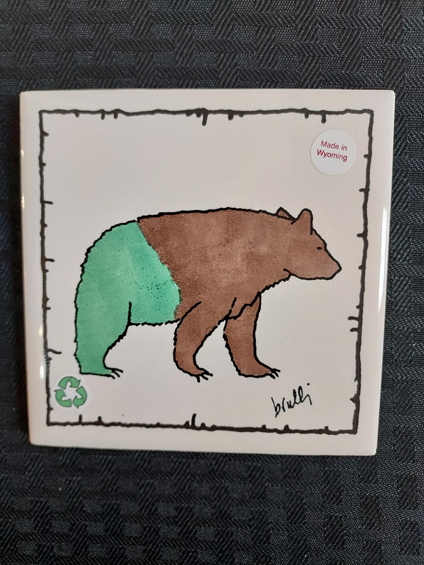 Tile Coaster - Bear