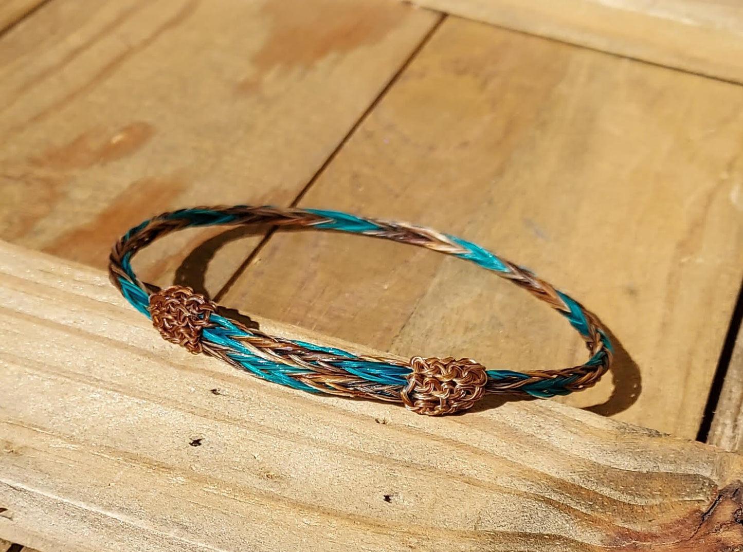 Hand Braided Horsehair Single Adjustable Bracelet
