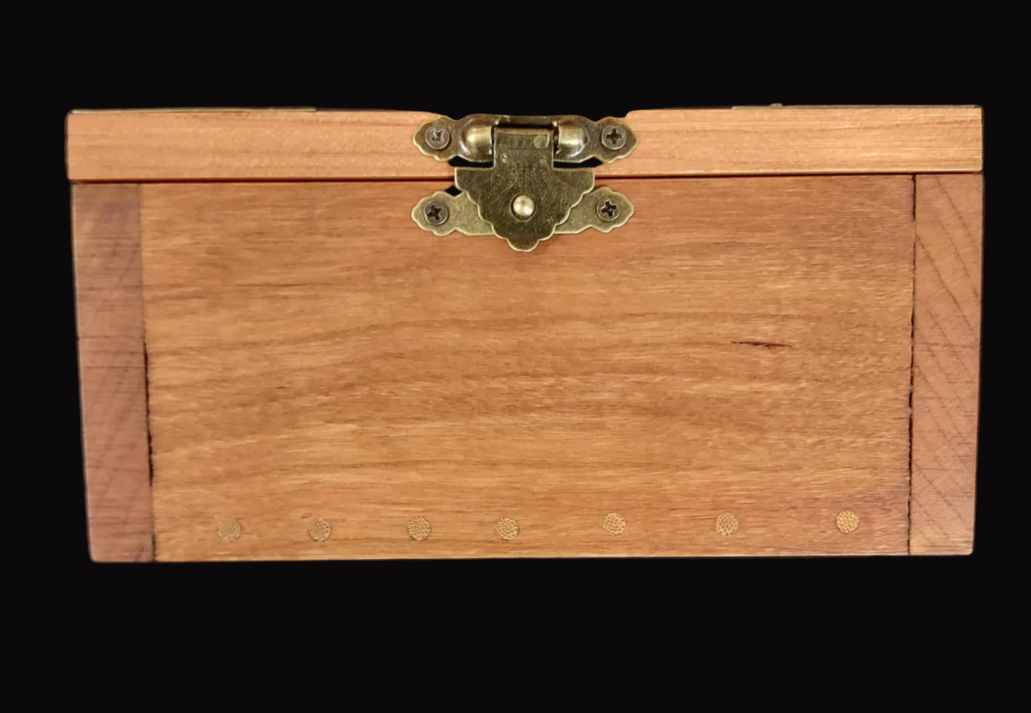 Keepsake Box - " Bison " Cherry Wood