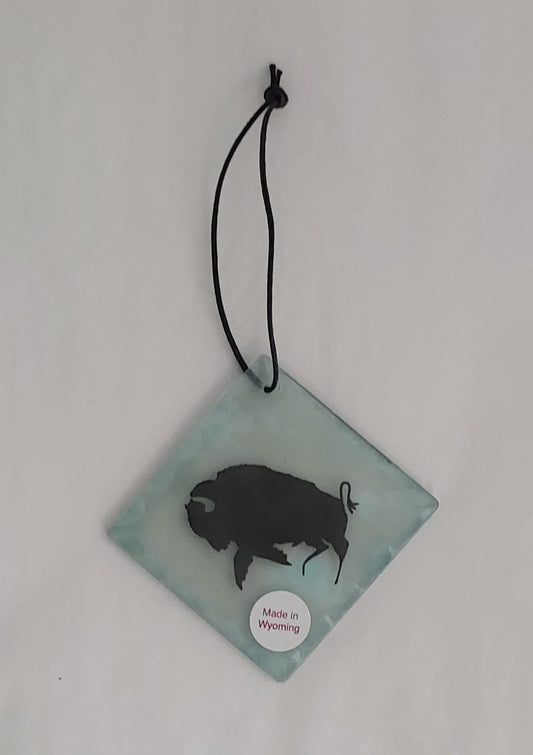 Ornament- Square - Bison
