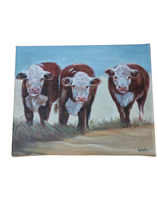 " Trio " - Original Oil on Canvas