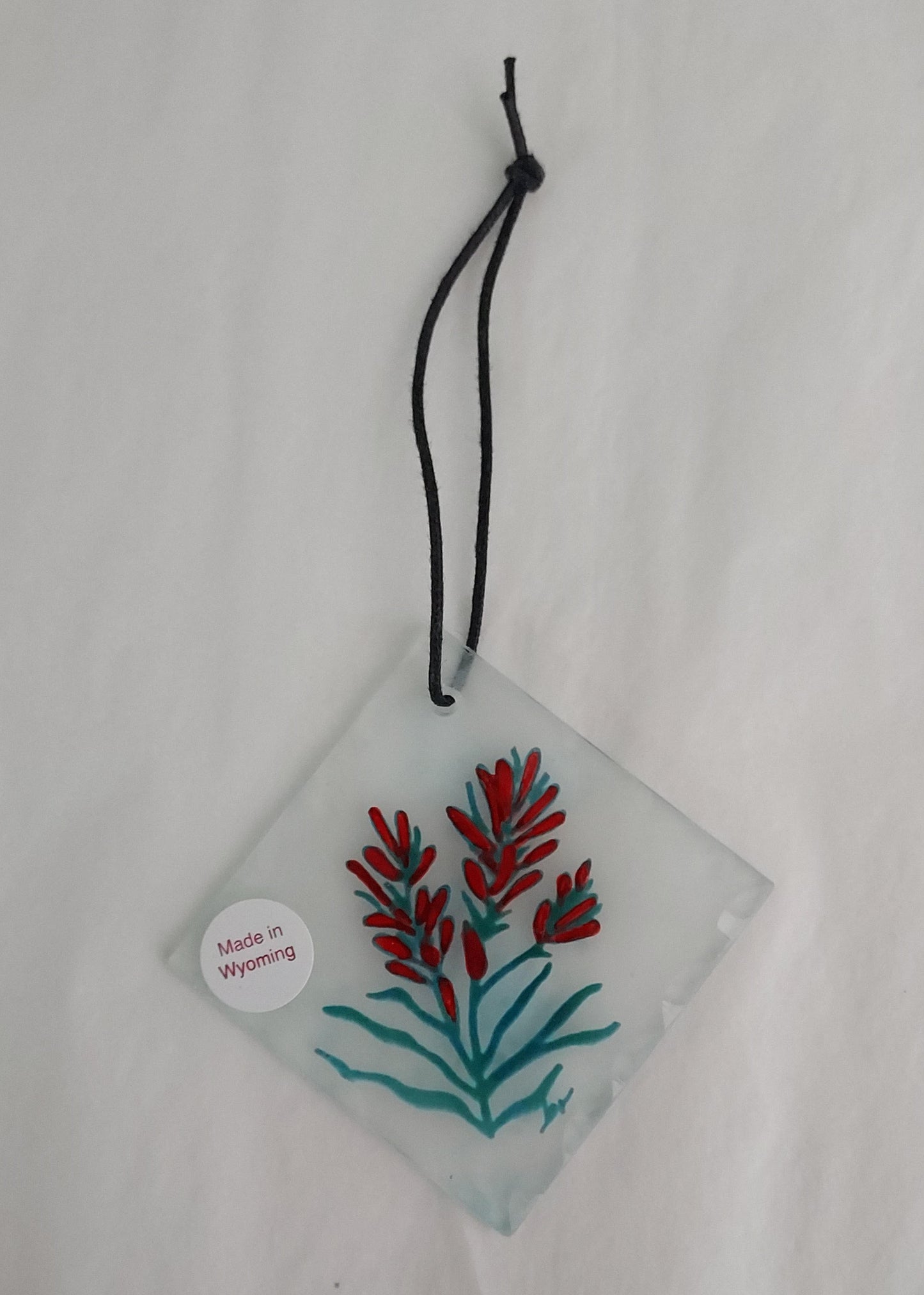 Ornament- Square - Indian Paintbrush