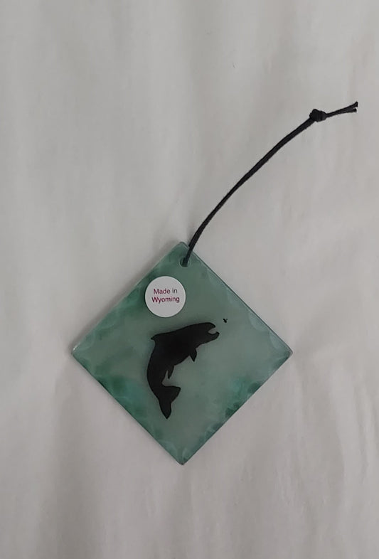 Ornament- Square - Trout