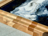 Impressive Artisan Resin Wood Charcuterie Cheese Platter