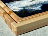 Impressive Artisan Resin Wood Charcuterie Cheese Platter