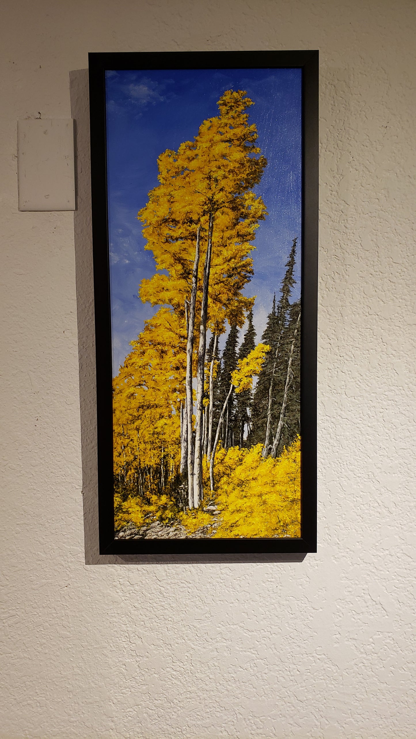 Fall Aspen Colors in Oil