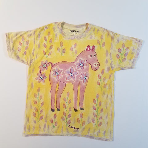 Youth Small T-Shirt Peruvian Style " Horse "