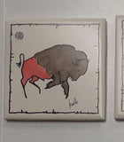 Bison Coaster Various Colors