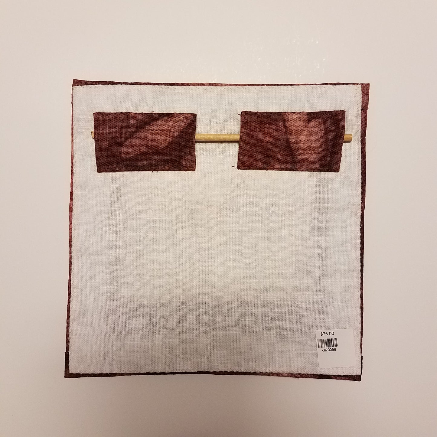Hand Stitched Two Horses Wall Hanging