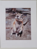 " Curiosity " Squirrel Matted Print