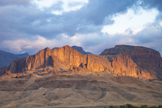 Jim Mountain, west of Cody, Wyoming greeting card with envelope, blank inside