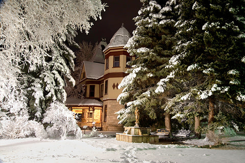 Ivinson Mansion Snowfall - Photography