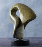 " Fish Tale " Wyoming Alabaster Sculpture