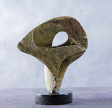 " Fish Tale " Wyoming Alabaster Sculpture